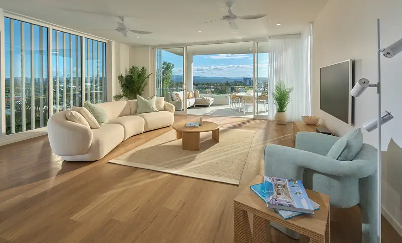 Apartment 2 - Living/Balcony