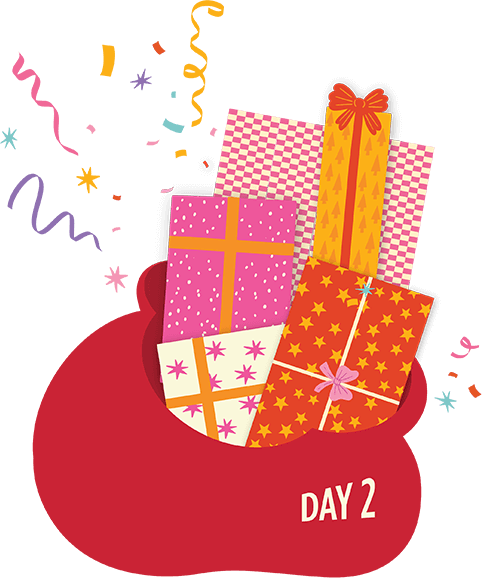 Click to reveal the Day 2 Prize Pack!