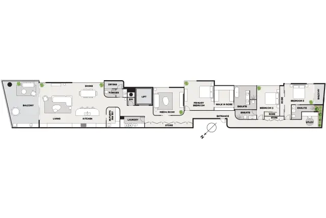 Floor Plan - Bilinga, QLD
